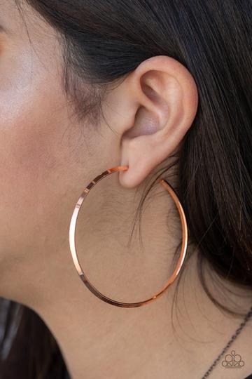 Paparazzi 5th Avenue Attitude-Copper Earrings