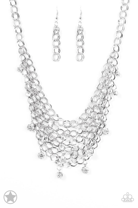 Paparazzi Fishing for Compliments - Silver Necklace