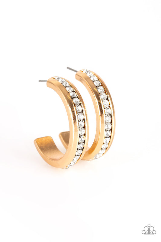 Paparazzi 5th Avenue Fashionista - Gold Earrings