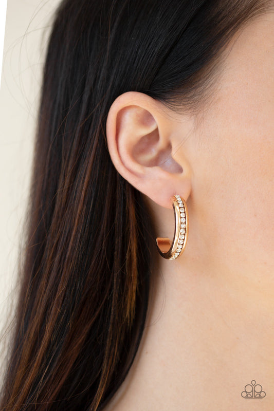 Paparazzi 5th Avenue Fashionista - Gold Earrings