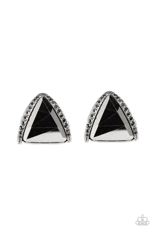 Paparazzi Exalted Elegance - Silver Earrings