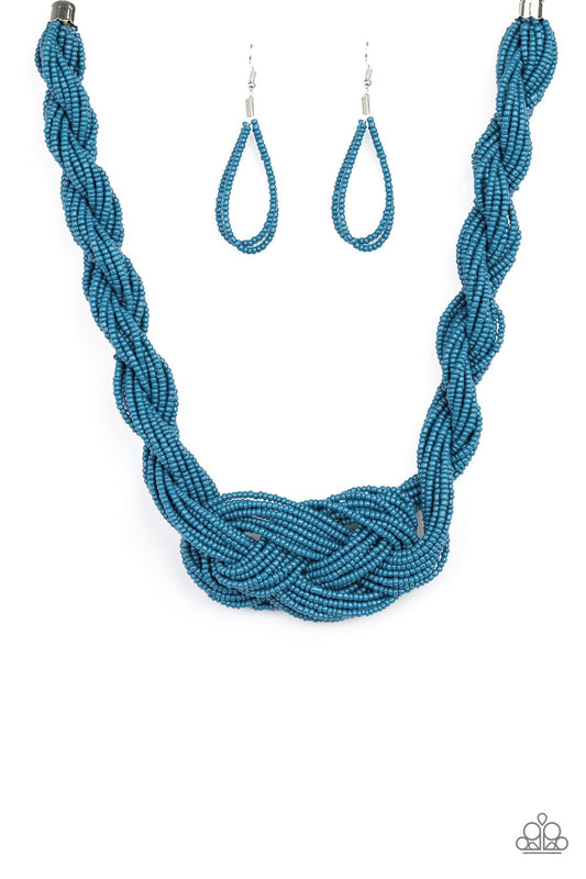 Paparazzi A Standing Ovation - Blue Necklace