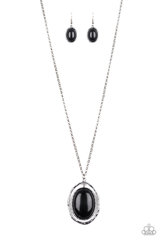 Paparazzi Harbor Harmony - Black Necklace