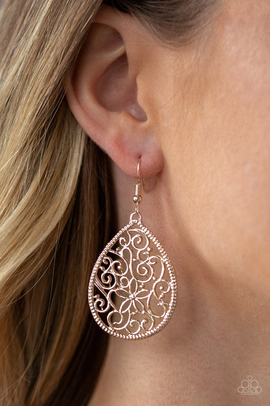 rose gold earrings for sensitive ears