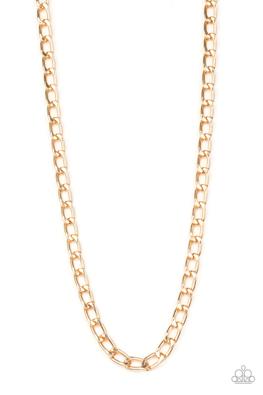 Paparazzi Big Win - Gold Necklace