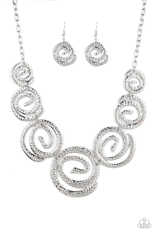 Paparazzi Statement Swirl - Silver