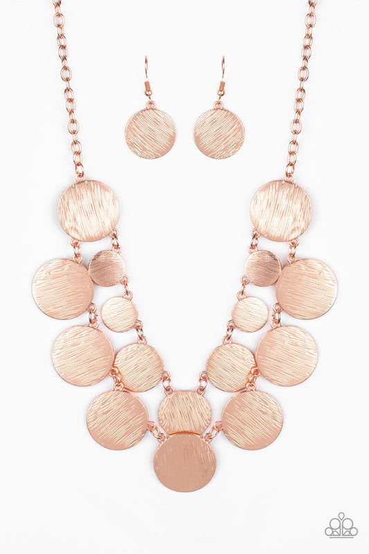Paparazzi Stop and Reflect - Copper Necklace