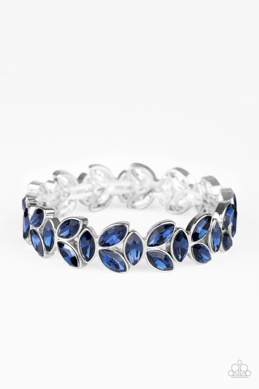 Paparazzi Gilded Gardens - Blue Bracelet