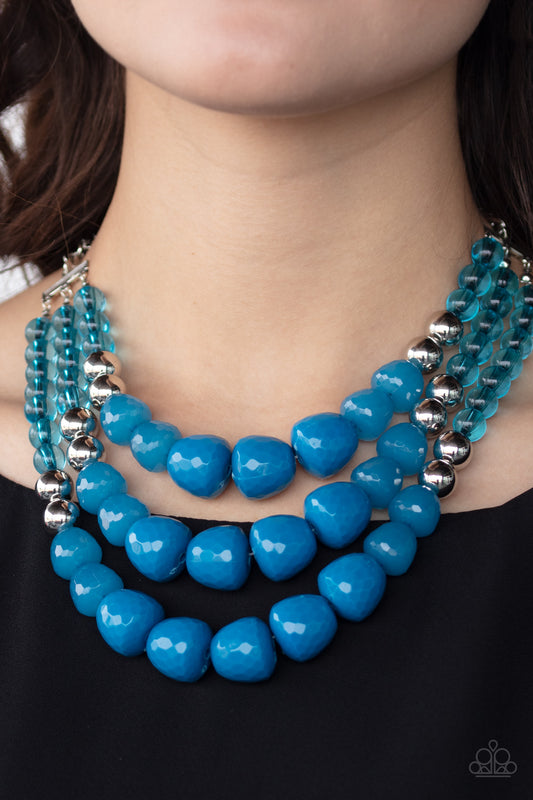 Paparazzi Forbidden Fruit - Blue Necklace