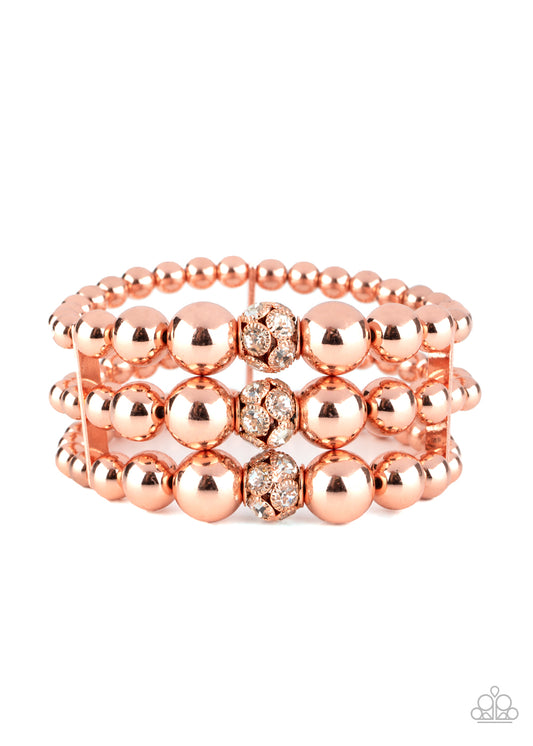 Paparazzi Icing On The Top - Copper Bracelet