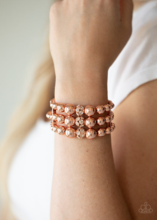 Paparazzi Icing On The Top - Copper Bracelet