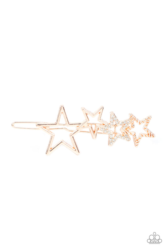 Paparazzi From STAR To Finish - Gold Hair Accessory