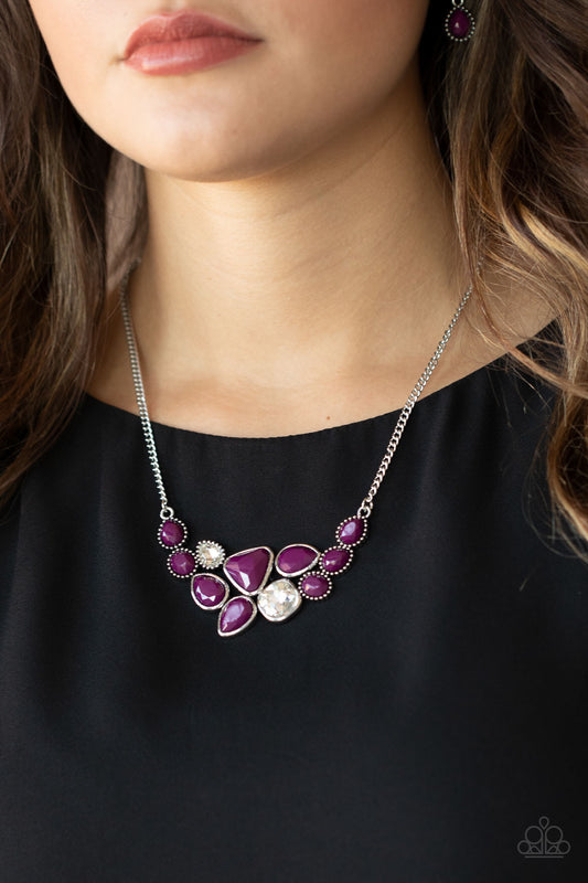 Paparazzi Breathtaking Brilliance - Purple Necklace