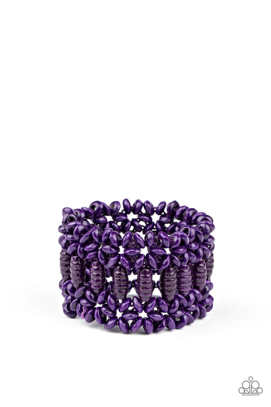 Paparazzi Fiji Flavor - Purple Bracelet