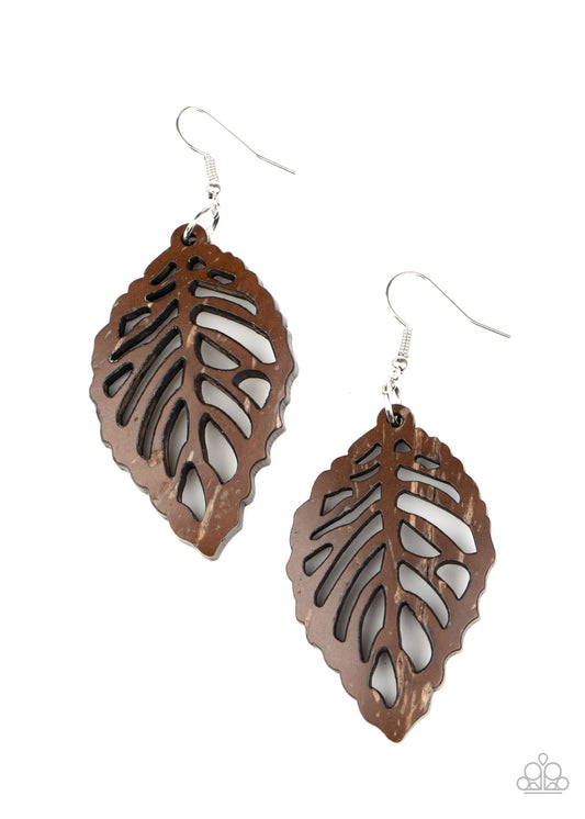 Paparazzi LEAF Em Hanging - Brown