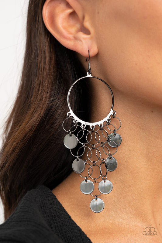 Earrings, Sensitive Ears, Sensitive Skin, Hypoallergenic Jewelry, black, gunmetal, hoops