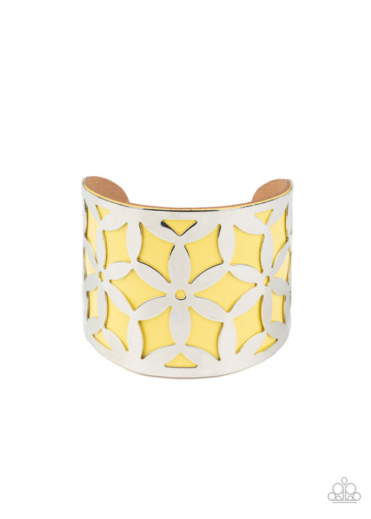 Paparazzi Garden Fiesta - Yellow Bracelet