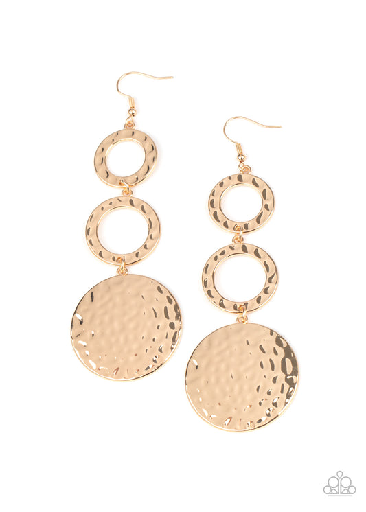 Paparazzi Blooming Baubles - Gold Earrings