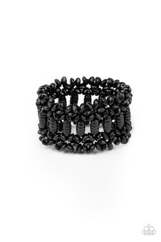 Paparazzi Fiji Flavor - Black Bracelet