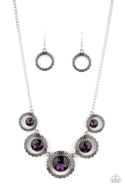 Paparazzi PIXEL Perfect - Purple Necklace