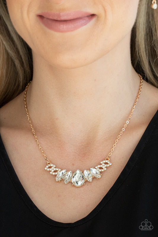 Paparazzi Bride-to-BEAM - Gold Necklace