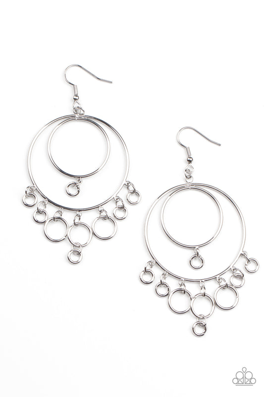 Earrings, Sensitive Ears, Sensitive Skin, Hypoallergenic Jewelry, silver, fringe, hoops