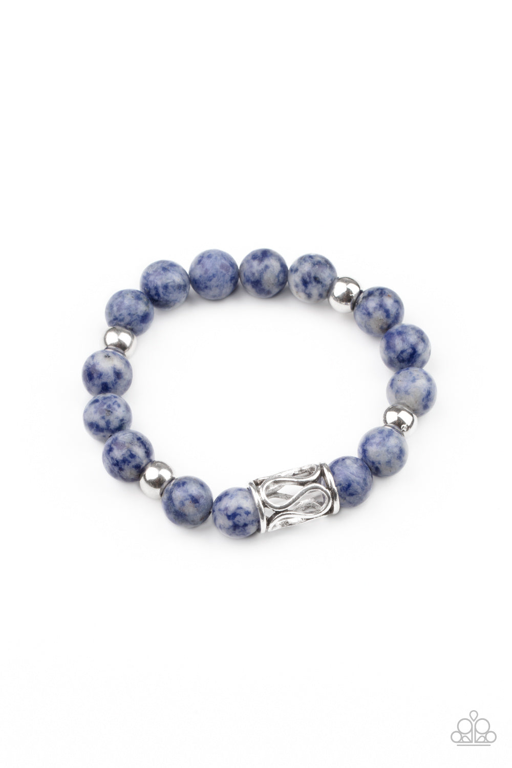 Bracelet, Sensitive Skin, Hypoallergenic Jewelry, blue, beads