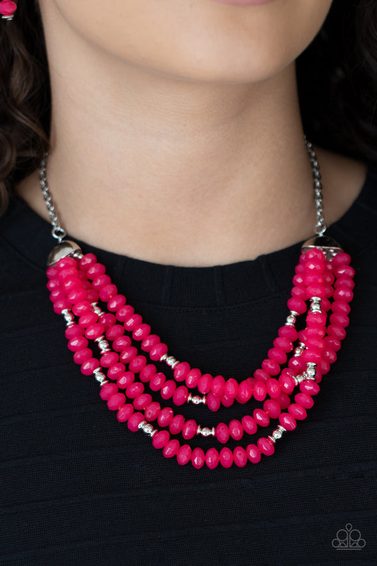 Paparazzi Best POSH-ible Taste - Pink Necklace