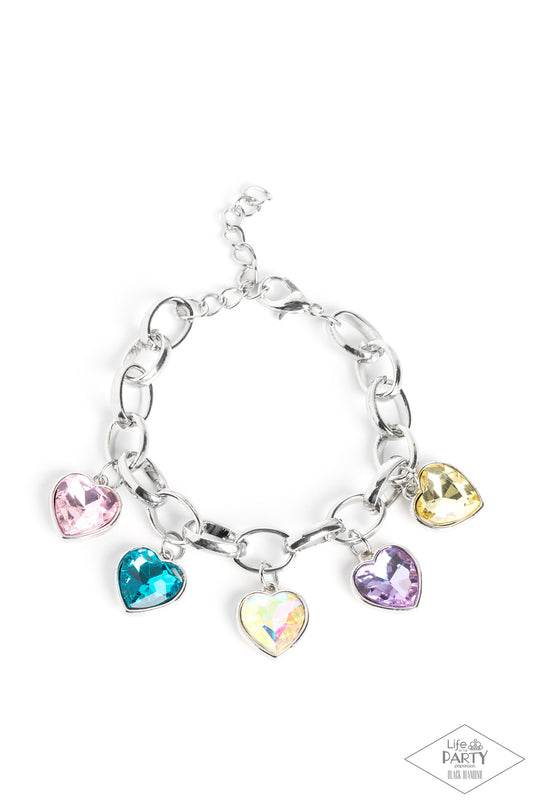 Paparazzi Candy Heart Charmer - Multi Bracelet