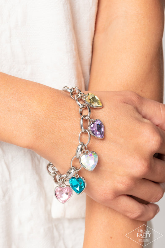 Paparazzi Candy Heart Charmer - Multi Bracelet