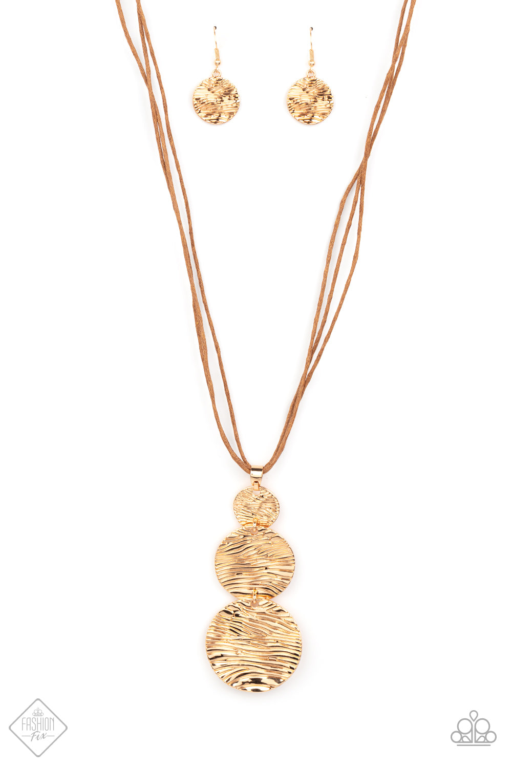 Paparazzi Circulating Shimmer - Gold Necklace