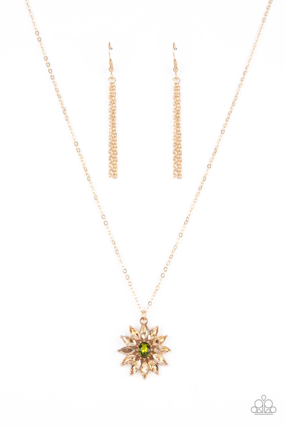 Paparazzi Formal Florals - Gold Necklace