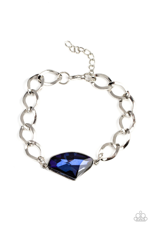 Paparazzi Galactic Grunge - Blue Bracelet