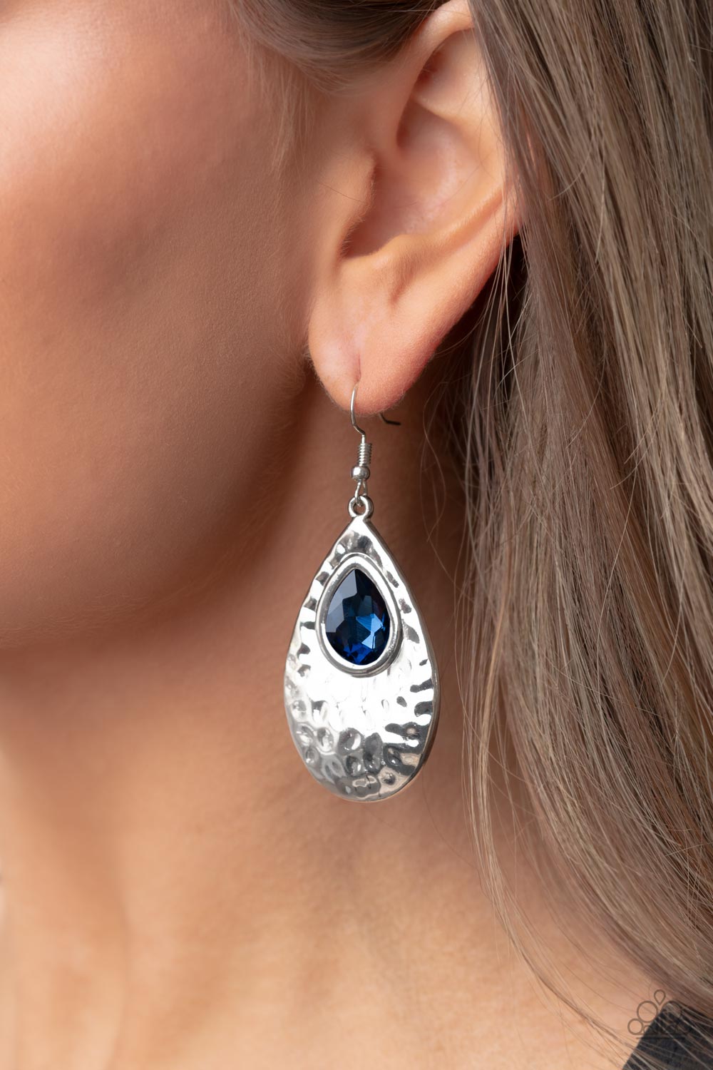 Paparazzi Tranquil Trove - Blue Earrings