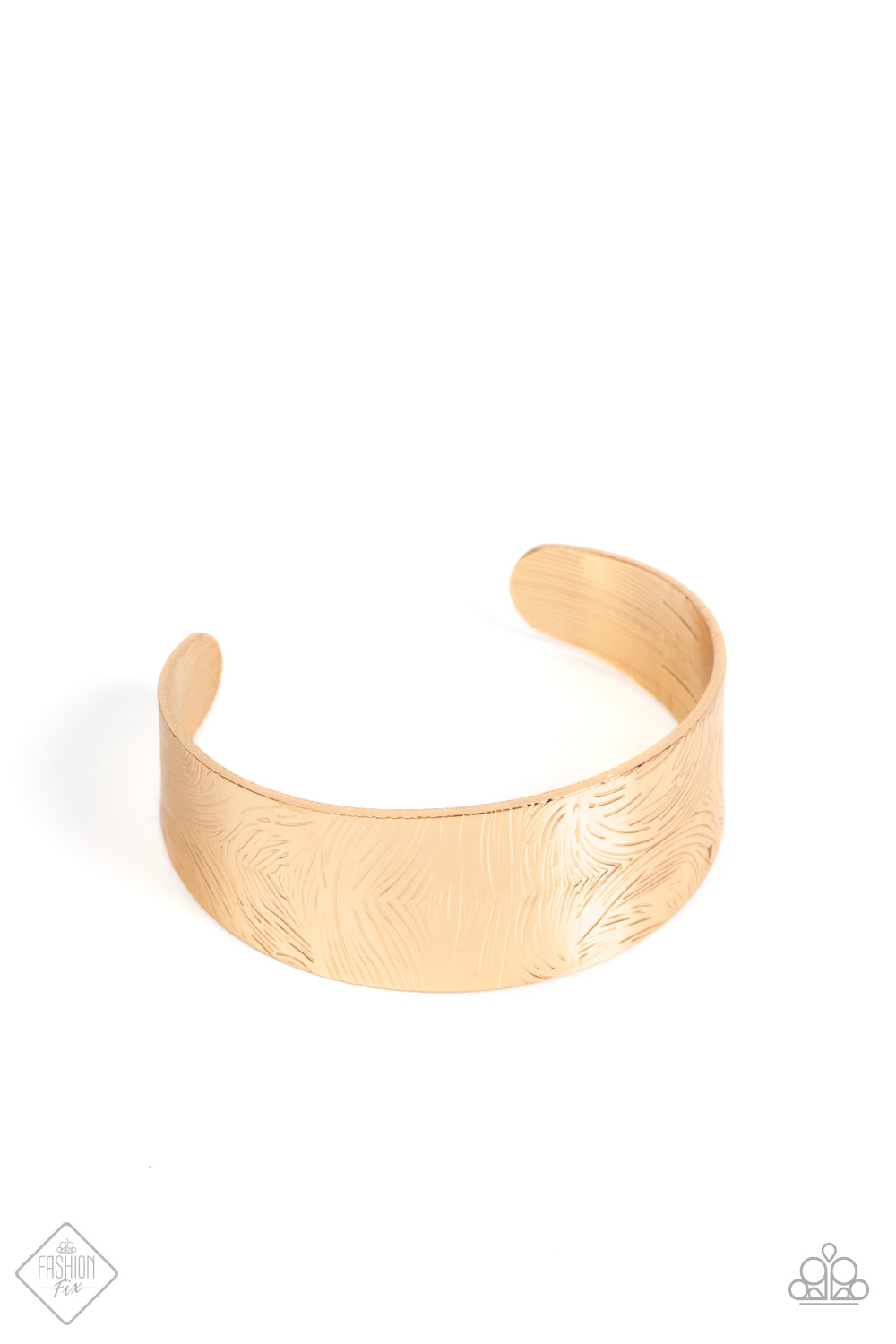 Paparazzi Coolly Curved - Gold Bracelet