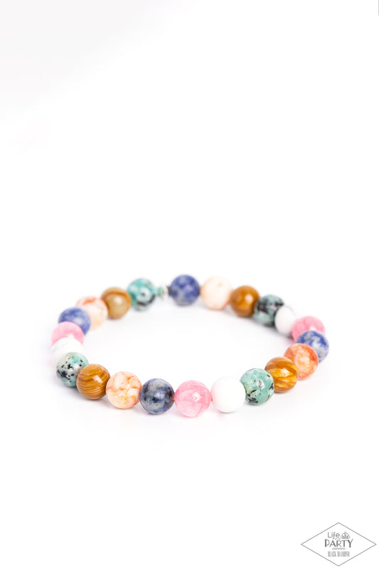 Bracelet, Sensitive Skin, Hypoallergenic Jewelry, natural stones, beads, stretchy bracelet