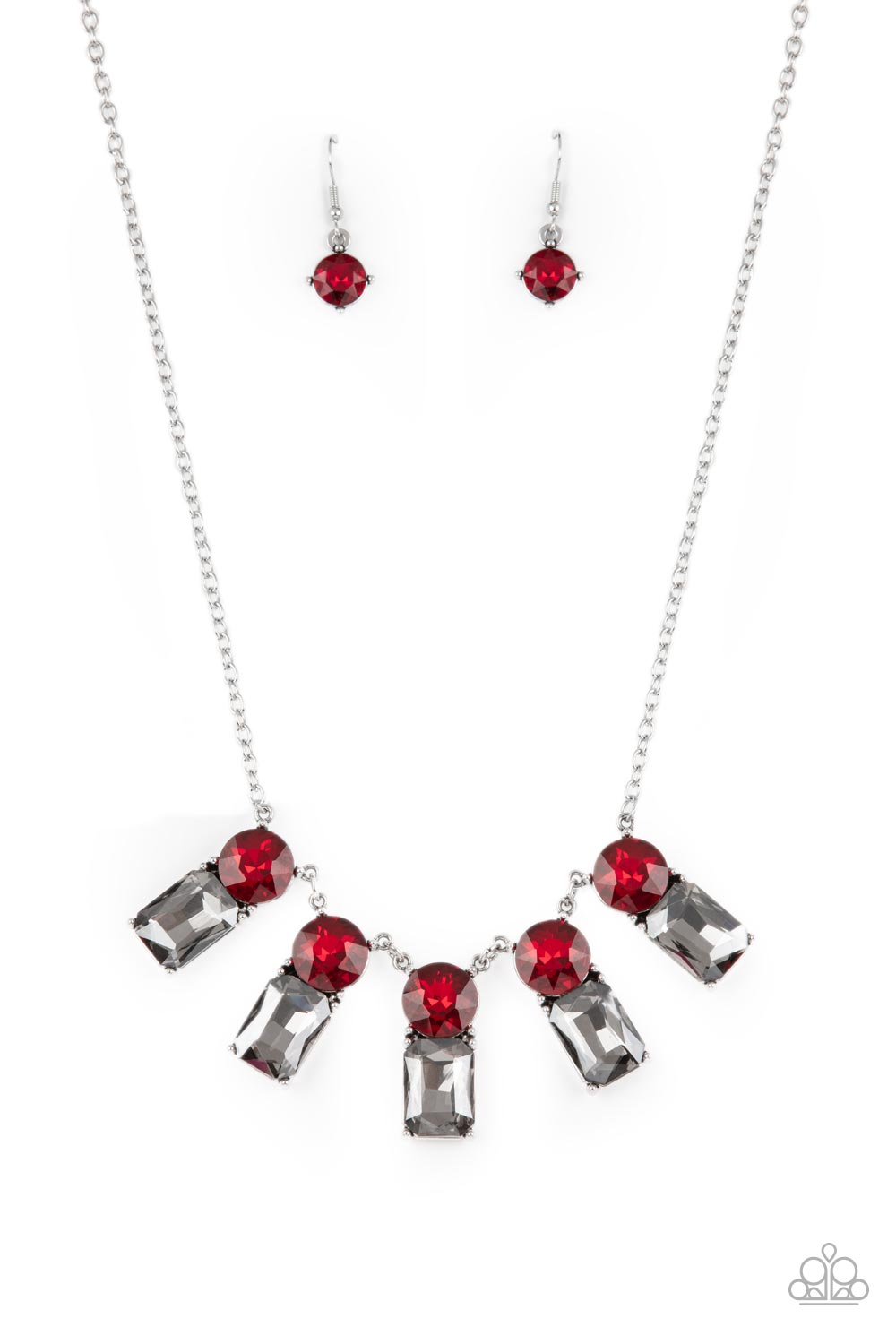 Paparazzi Celestial Royal - Red Necklace