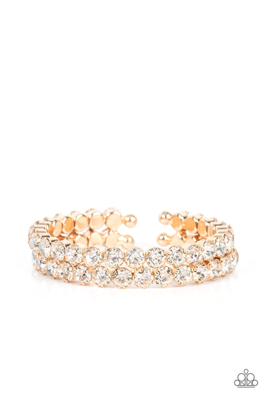 Paparazzi Megawatt Majesty - Gold Bracelet