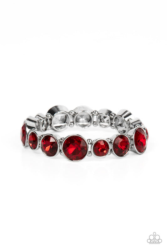 Paparazzi Twinkling Tease - Red Bracelet