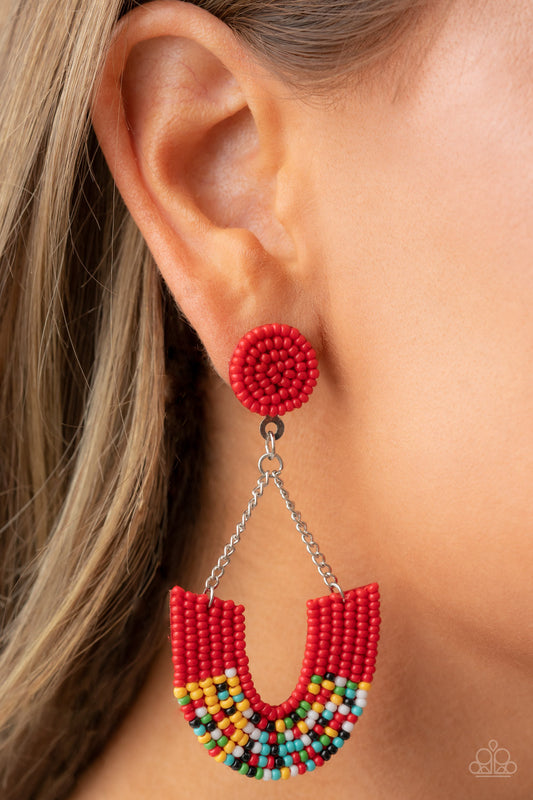 red earrings for sensitive ears