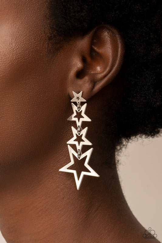 Earrings, Sensitive Skin, Hypoallergenic Jewelry, silver, stars
