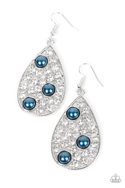 Paparazzi Bauble Burst - Blue Earrings