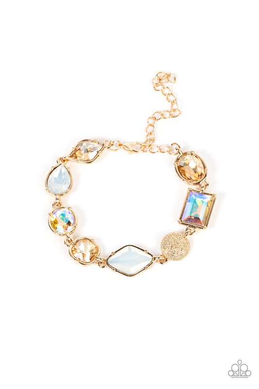 Paparazzi Jewelry Box Bauble - Gold Bracelet