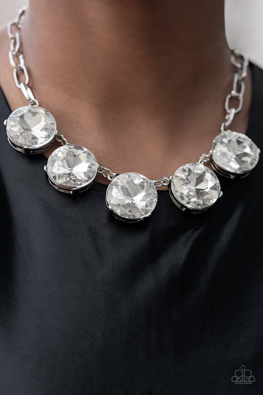 Paparazzi Limelight Luxury - White Necklace