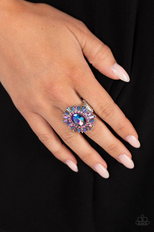 Paparazzi Astral Attitude - Pink Ring