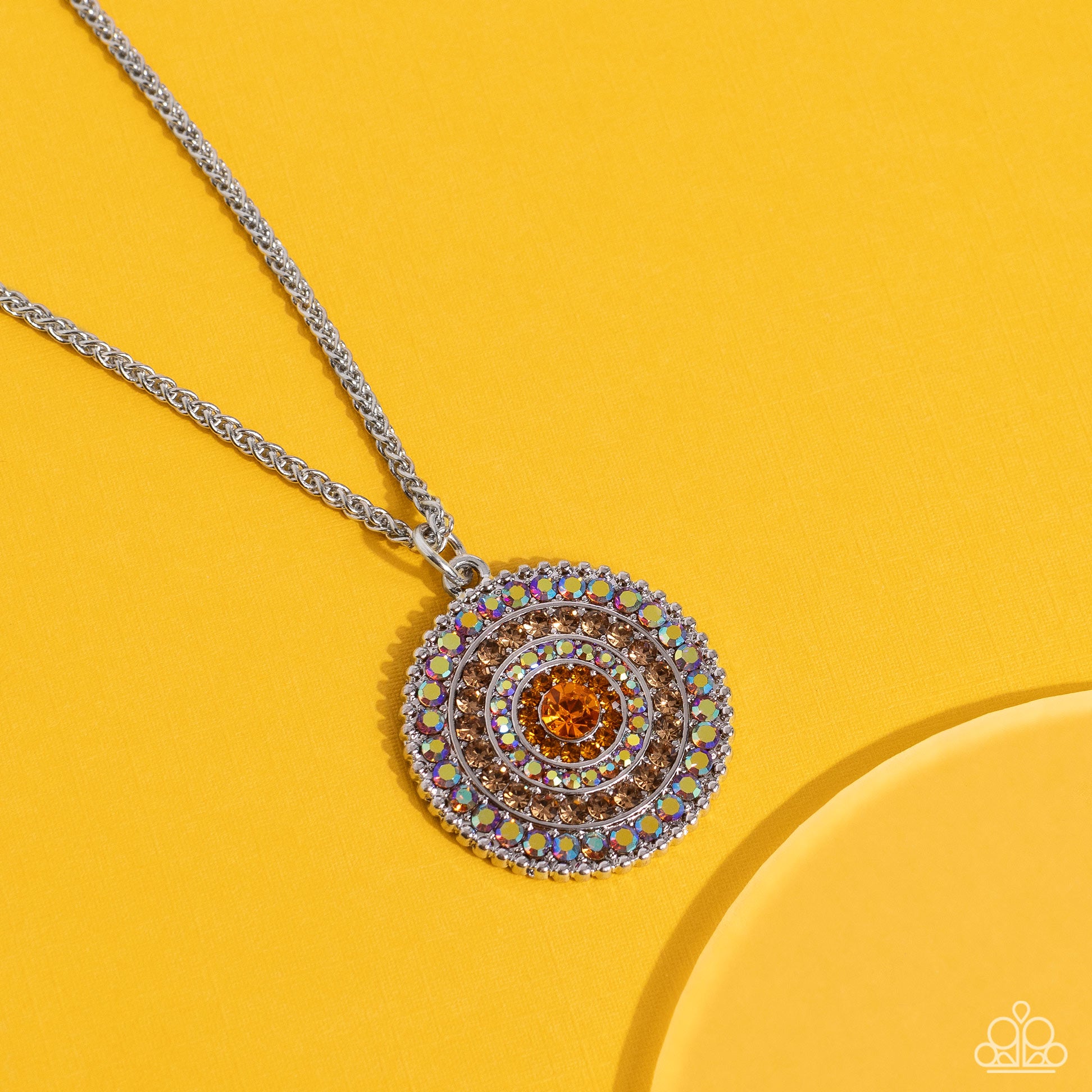Paparazzi Mandala Masterpiece - Orange Necklace