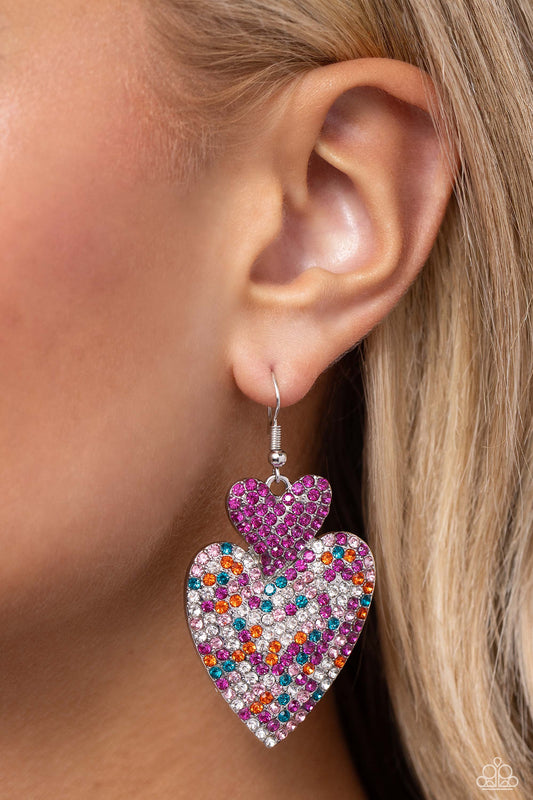 Earrings, Sensitive Ears, Sensitive Skin, Hypoallergenic Jewelry, multi, hearts