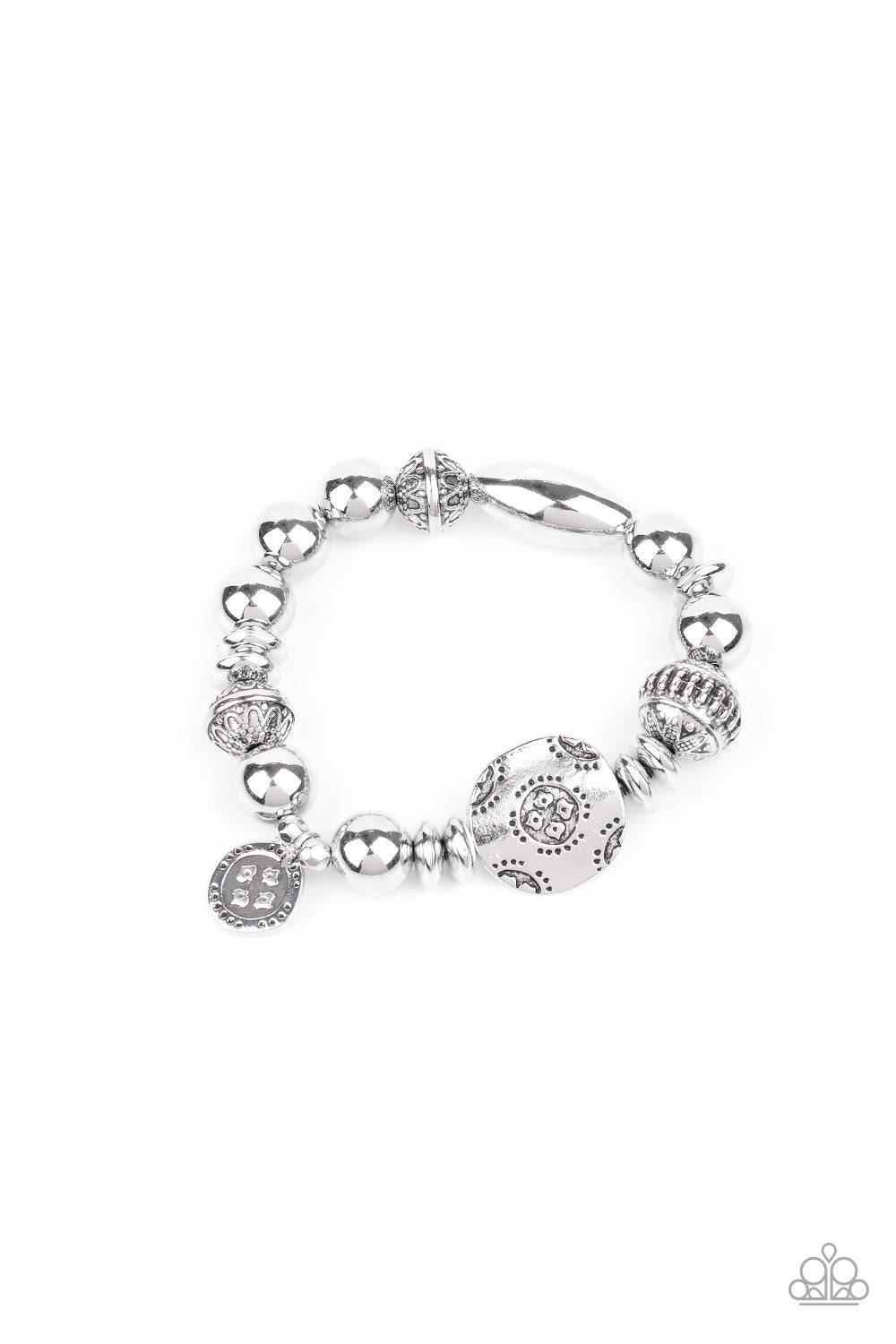 Paparazzi Aesthetic Appeal-Silver Bracelet