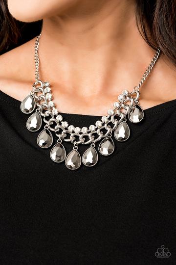 Paparazzi All Toget-HEIR Now-Silver Necklace