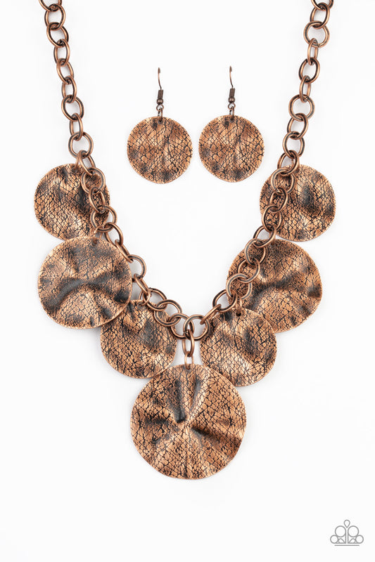 Paparazzi Barely Scratched The Surface - Copper Necklace